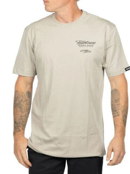 Men's Short Sleeve T-shirt Beige