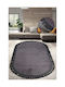 SteweHome Rutschfester Rechteckiger Sommer Korbweide Teppich Grau 50x60cm
