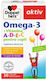Doppelherz Omega 3 + Vitamina A + Vitamina D + Vitamina E + Vitamina C 30 Capsule Cu Aromă De Lămâie