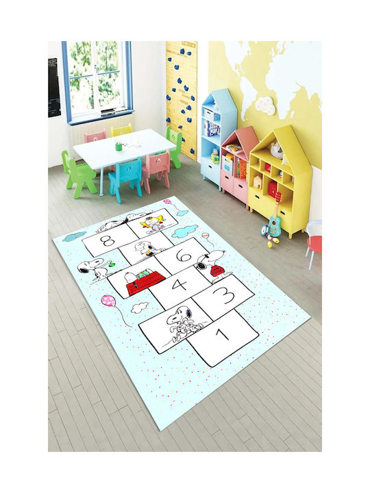 SteweHome Kids Rug Light Blue 80x150cm Thickness 60mm
