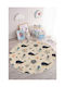 SteweHome Kids Rug Light Blue 150x150cm Thickness 60mm