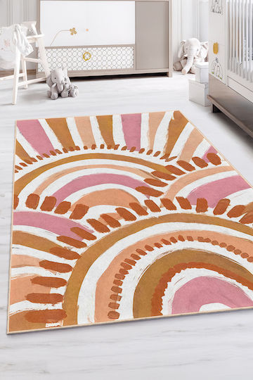 SteweHome Παιδικό Χαλί Πολύχρωμο 100x250cm Πάχους 60mm