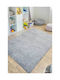 SteweHome Kids Rug Stars Cotton Gray 80x250cm Thickness 60mm