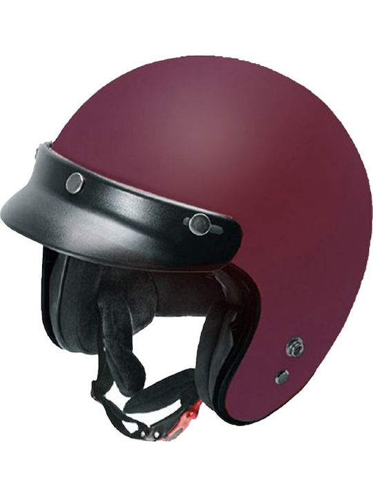 Garibaldi G02X Matt Purple Red Κράνος Μηχανής J...