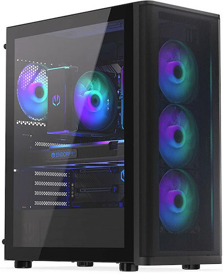 Endorfy Ventum 400 ARGB Midi Tower Computer Case Black