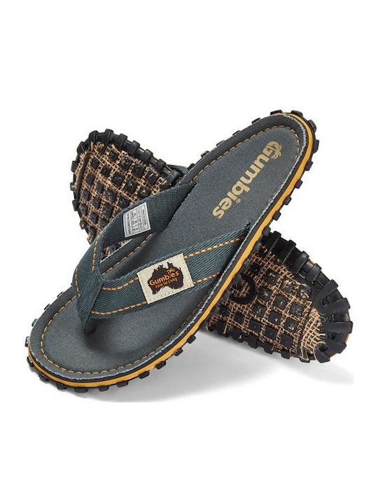 Flip Flops in Gray Colour