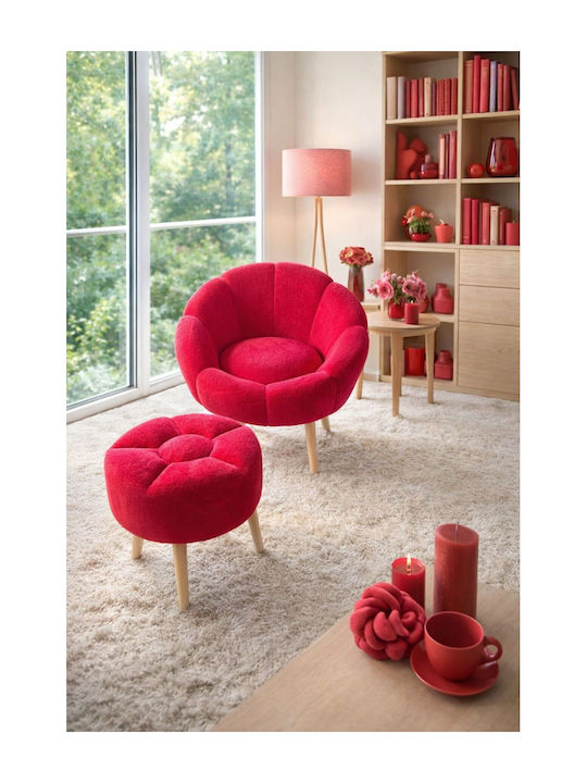Red Armchair 75x75x75cm