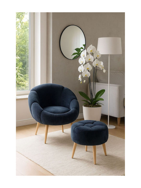 Gray Armchair 75x75x75cm