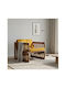 Yellow Armchair 65x82x42cm