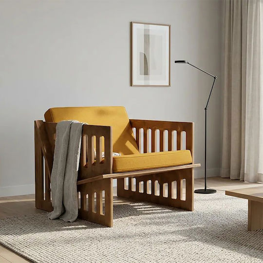 Πολυθρόνα 65x82x42cm Κίτρινη Πολυθρόνα 65x82x42cm Κίτρινη