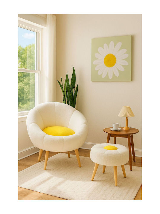 Polstühle Weiß 75x75x75cm