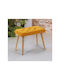 Living Room Wooden Orange Stool 60x35x35cm