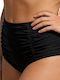 Slip Bikini Inferioare Talie Înaltă Negru