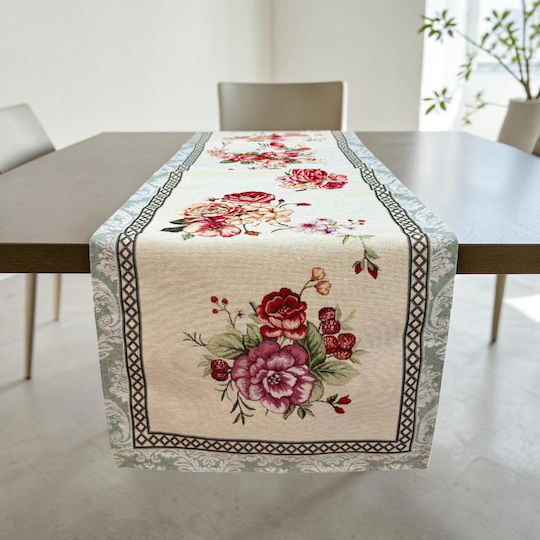 Linea Home Ράνερ Σετ 5τμχ Modrian Δαμασκο 45x140εκ.