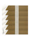 FS Wooden Blinds Brown Colour W100xH100cm