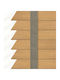 FS Wooden Blinds Brown Colour W100xH100cm
