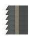 FS Wooden Blinds In Gray Colour W100xH100cm