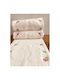 SteweHome Σετ Πατάκια Μπάνιου Βαμβακερά STE-024697-V51011 Μπεζ 50x70εκ. 3τμχ