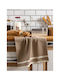 SteweHome Kitchen Towel Made of 100% Cotton in Brown Colour 40x60cm 5 Pieces