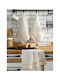SteweHome Kitchen Towel Made of 100% Cotton in White Colour 40x60cm 5 Pieces