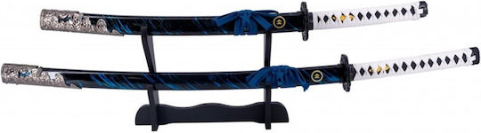 Сет 2 Реплики Мечове Ghost Tsushima 102,5cm Katana Wakisashi 67,5cm S5125