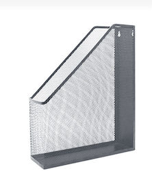 Θήκη Περιοδικών Αρχείων Μεταλλική Γκρι Metron 25x31.8x7.5cm