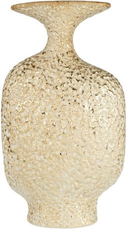 Zen Collection Decorative Ceramic Gold Vase 17x8.5xH30cm