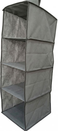 Hanging Storage Case for Clothes Underwear Socks in Beige Colour 30x30x80cm