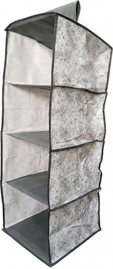 Hanging Storage Case for Clothes Underwear Socks in Beige Colour 30x30x80cm