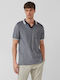 Polo Short Sleeve Blouse Bleumarin Inchis