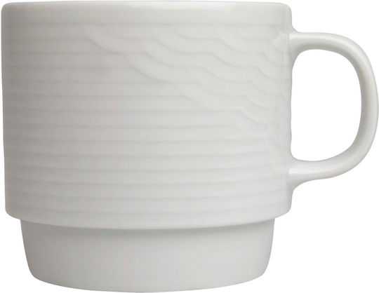 Ionia Ikaros Set Cesti Cafea din Porțelan Maro 100ml 12 Bucăți