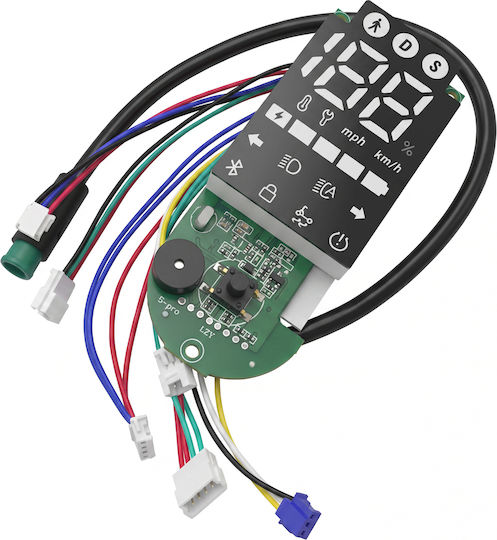 Avizar Ecran Lcd Scuter 5 Pro Cabluri Impermeabile Moduri Afișare Eco D S Negru Verde