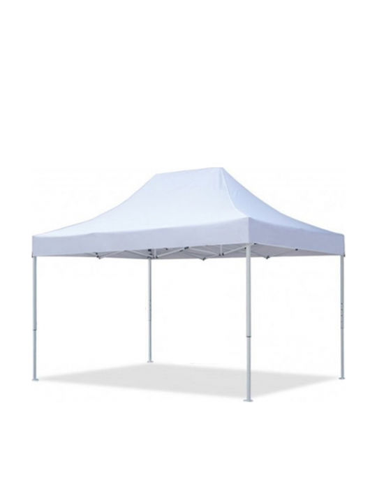 Campus Gazebo Garten Weiß 3x4.5m