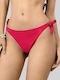 Bikini Brazil με Κορδονάκια Red