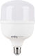High Power Λάμπα LED 20W για Ντουί E27 Φυσικό Λευκό 2700lm