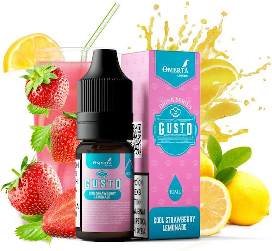 Omerta Έτοιμο Υγρό Αναπλήρωσης Cool Strawberry Lemonade 18mg 10ml