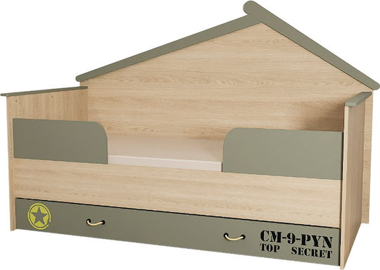 Montessori Einzelbett für 90x200cm Matratze