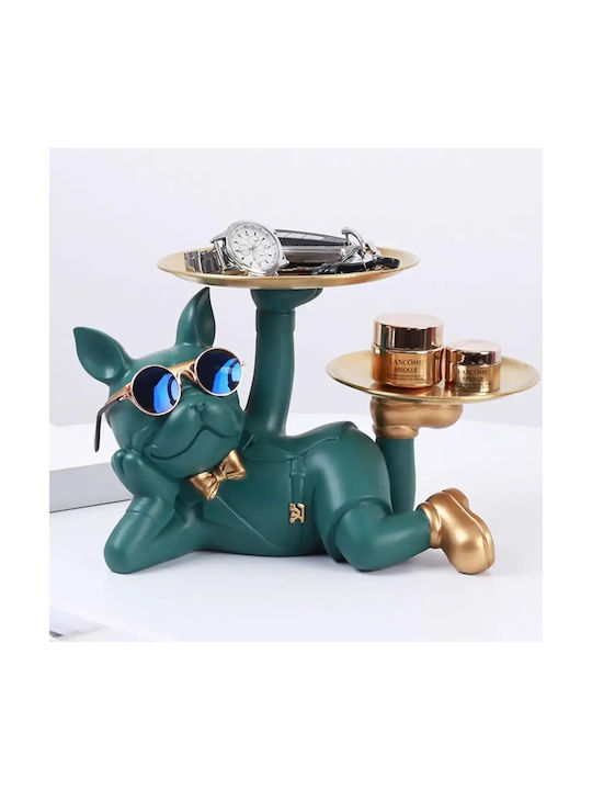 Decorative Dog Polyresin Sculpture 32x17x18cm