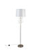 Φωlichtische Stehlampe Y155xH40cm Silber