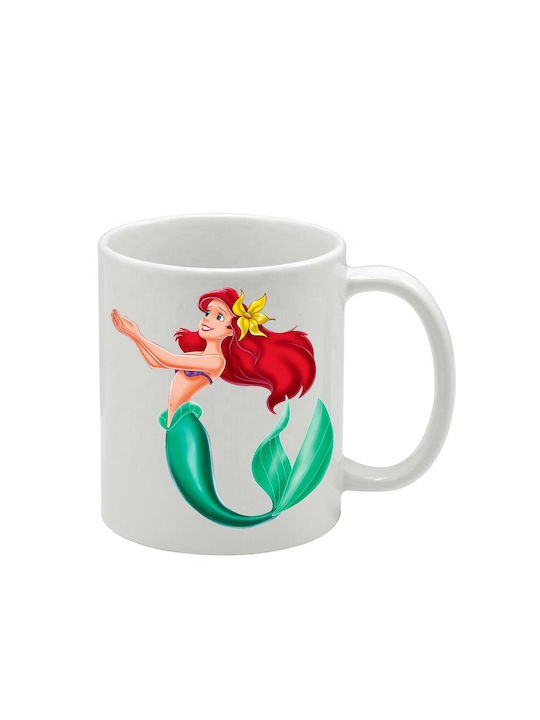 Weiße Tasse Ariel