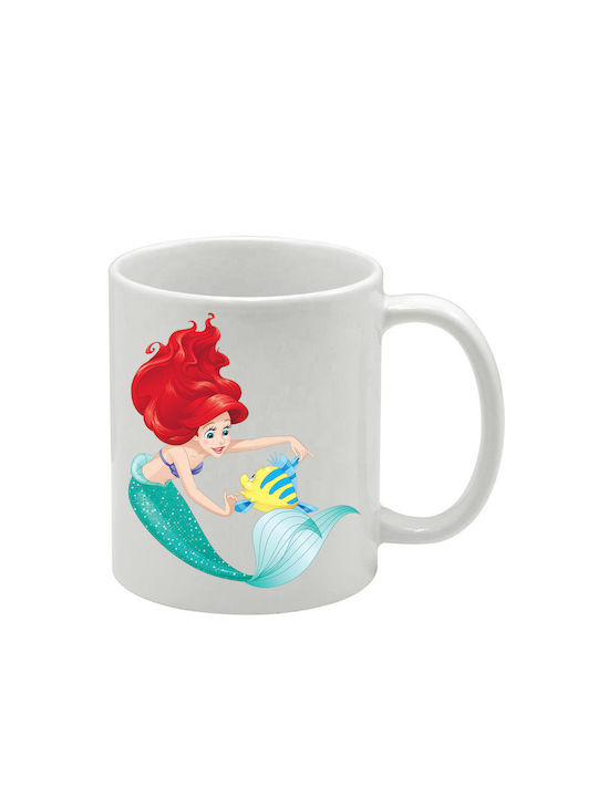Weiße Tasse Ariel
