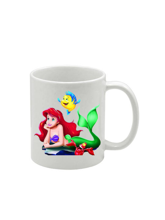 Weiße Tasse Ariel