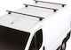 Fabbri Fiat Doblo Commercial 03 01>12 09 Car Roof Bars Iron Heavy Duty Type 135 Cm Set 3 Bars Includes Locks