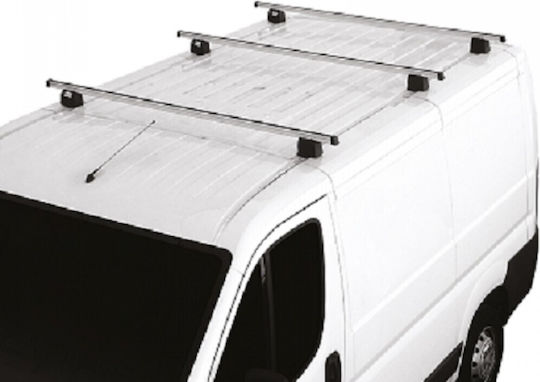 Fabbri – Renault Kangoo Maxi 2008> Bare de Acoperiș Metalice Profesionale – Tip Greu 150 Cm Set 3 Bare Include Blocări