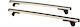 Hermes Gs3 Set of 2 Aluminum Car Roof Bars with Locks Mitsubishi Colt 1996-2003 3dr Hatchback Single Front
