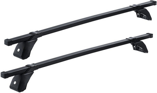 Set of 2 Car Roof Bars with Locks for Fiat Albea 2002-2012 4D Sedan