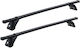 Set of 2 Car Roof Bars with Locks for Nissan Almera 1995-1999 3D Hatchback