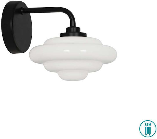 Viokef Elsa Wall Lamp with G9 Socket White 18x24cm