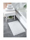 SteweHome Badematten Baumwoll-Set STE-025421-P25421 Weiß 50x70cm 6 Stück