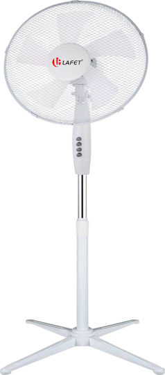 Lafet Ventilator Pe Piedestal 45W Diametru 40cm Alb